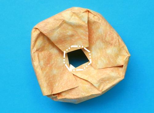 Fold an Origami Doughnut