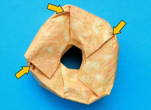 Fold an Origami Doughnut