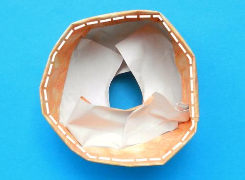 Fold an Origami Doughnut