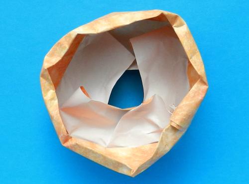 Fold an Origami Doughnut