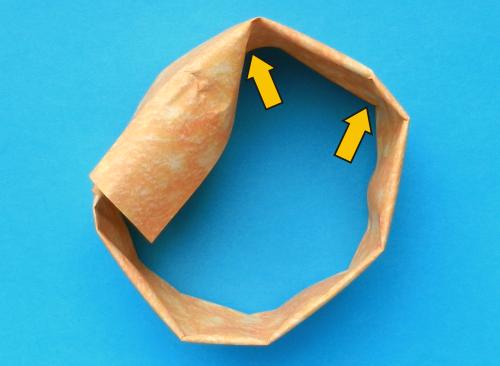 Fold an Origami Doughnut