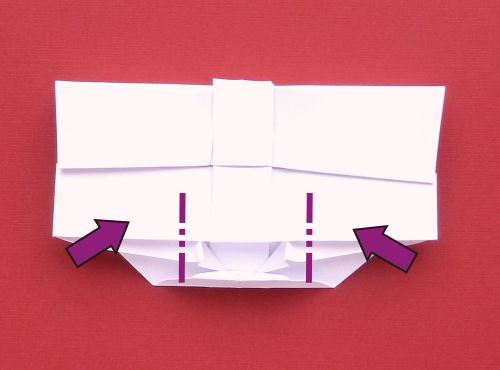 Origami Doodshoofd vouwen Origami Doodshoofd vouwen