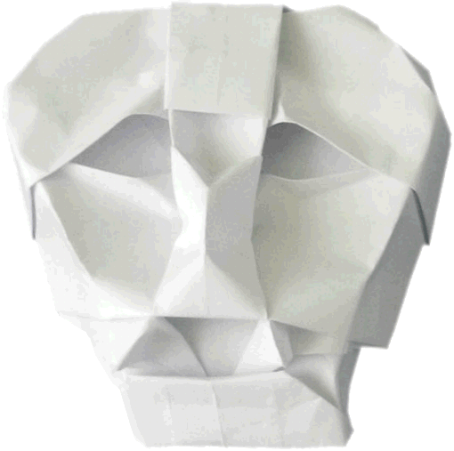 Origami Doodshoofd Origami Doodshoofd