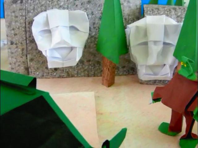 Origami Dracula Doodshoofden Origami Dracula Doodshoofden
