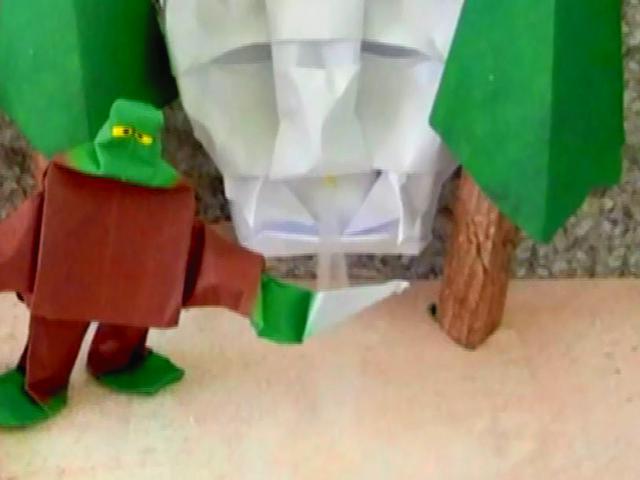 Origami Zombie Origami Zombie
