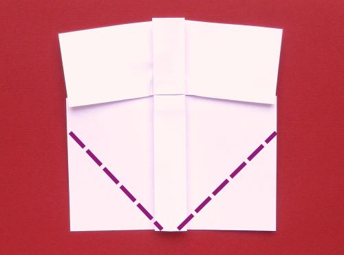 Origami Doodshoofd vouwen Origami Doodshoofd vouwen
