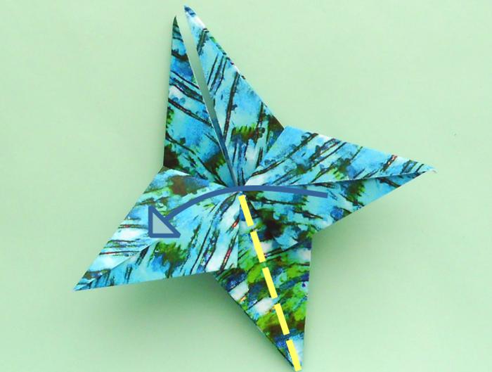 Origami Libelle vouwen