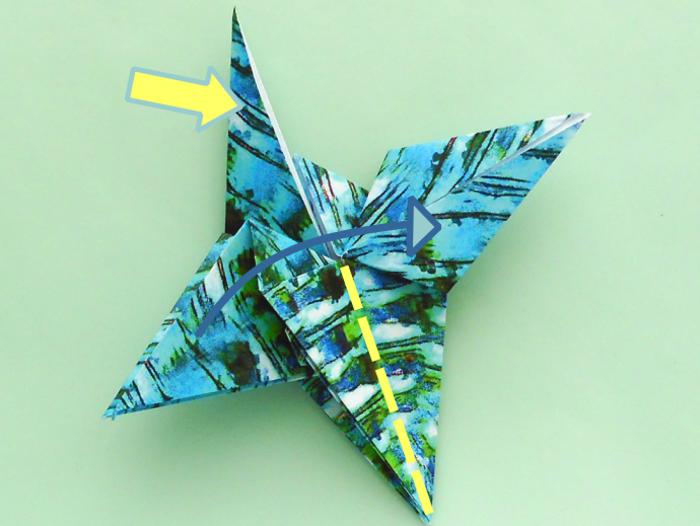 Origami Libelle vouwen