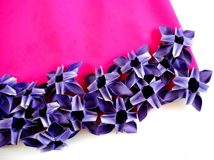 Jurk met bloemen maken Jurk met bloemen maken