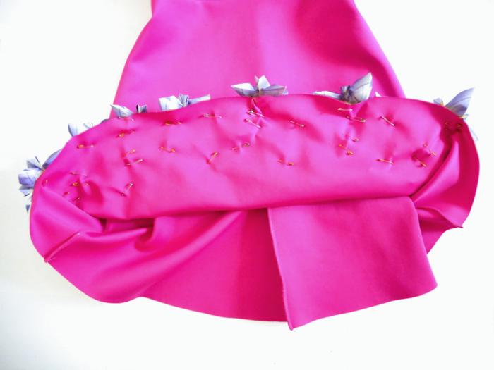Jurk met bloemen maken Jurk met bloemen maken