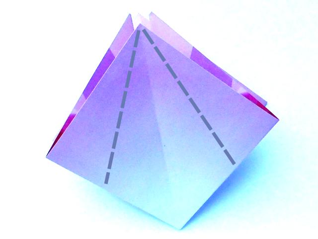 Origami bloem vouwen Origami bloem vouwen