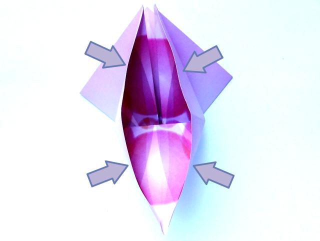 Origami bloem vouwen Origami bloem vouwen
