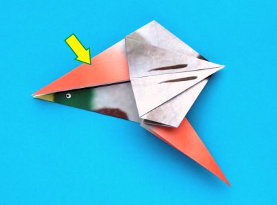 Origami Eend vouwen