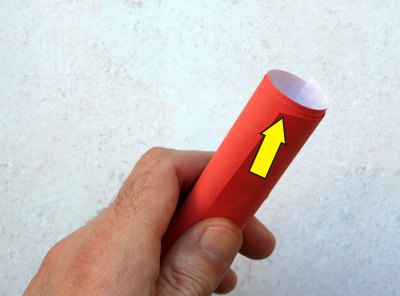 origami dynamite stick folding instructions