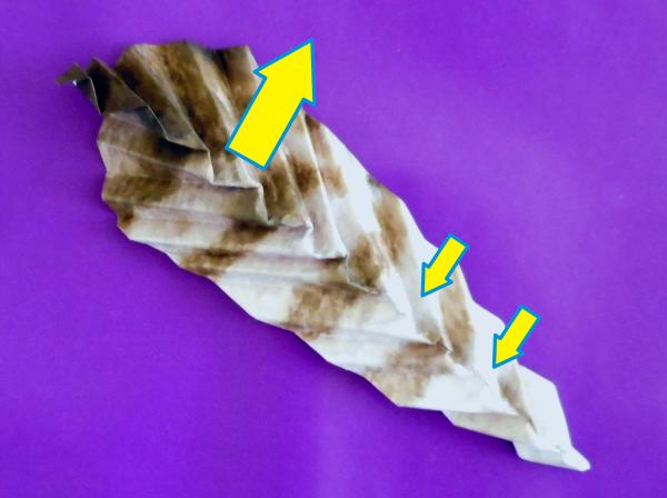 Make Origami Eagle wings