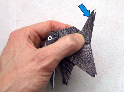 Origami Olifant vouwen