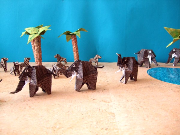 Origami Olifanten