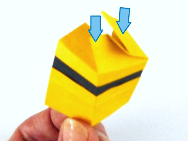 Origami Engels drop maken Origami Engels drop maken