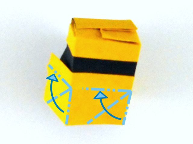 Origami Engels drop maken Origami Engels drop maken