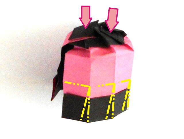 Origami Engels drop maken