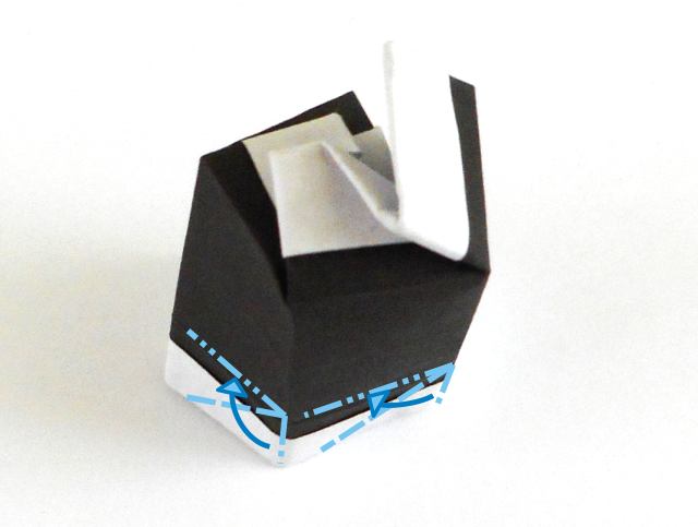 Origami Engels drop maken Origami Engels drop maken