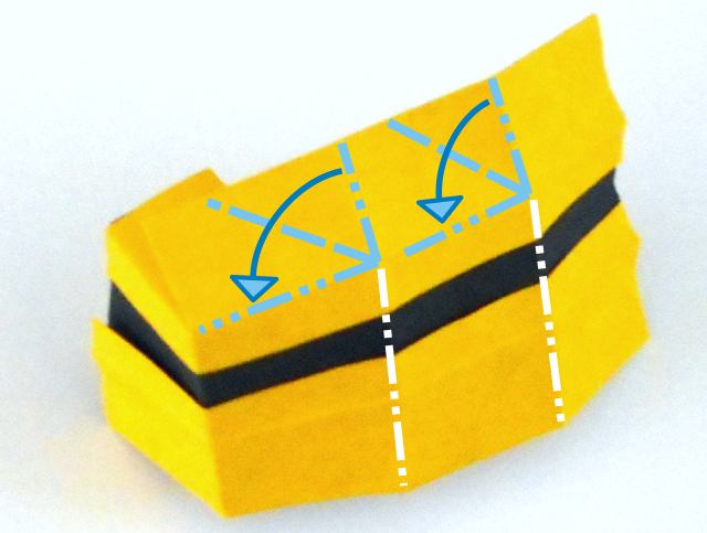 Origami Engels drop maken Origami Engels drop maken