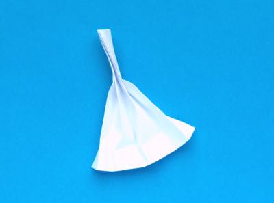 witte sluier van papier witte sluier van papier