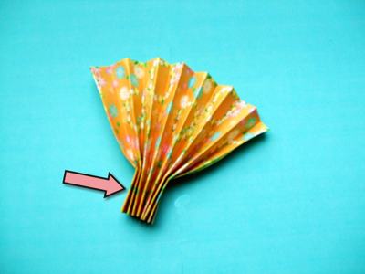 origami waaier