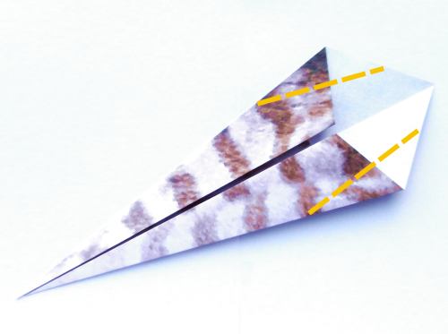 Fold an Origami feather