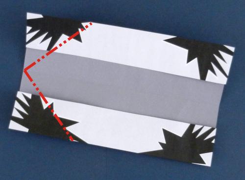 Een straaljager vouwen van papier Een straaljager vouwen van papier