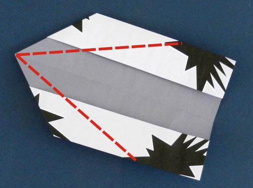 How to fold an origami Fighter Jet