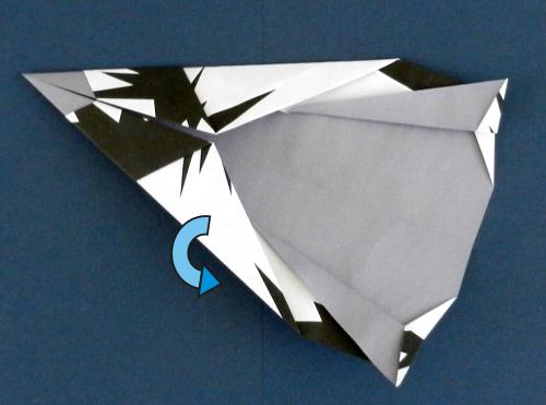 How to fold an origami Fighter Jet