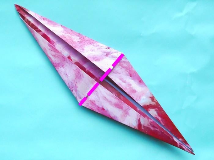 Origami Flamingo vouwen Origami Flamingo vouwen