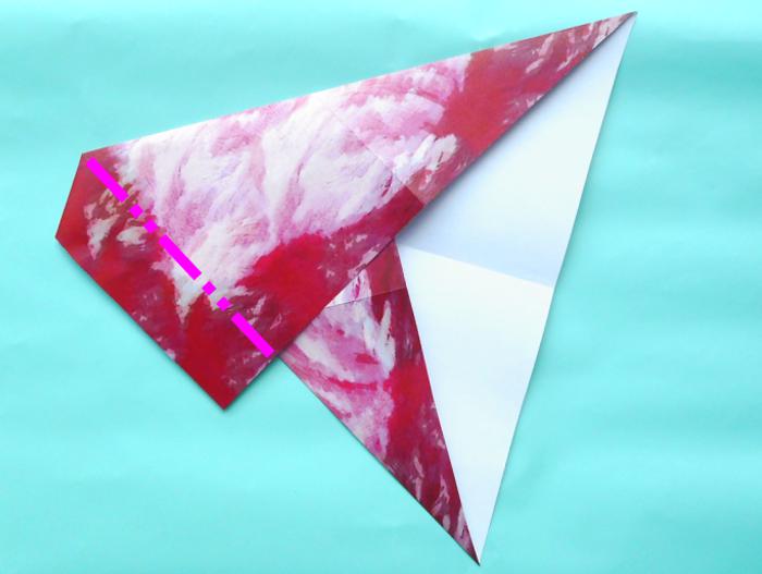 Origami Flamingo vouwen Origami Flamingo vouwen
