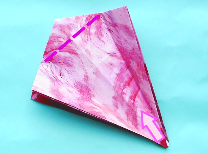 Origami Flamingo vouwen Origami Flamingo vouwen