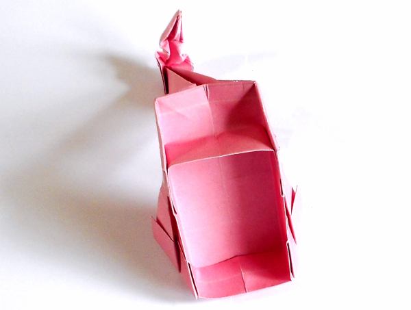 Make an Origami Flamingo Box