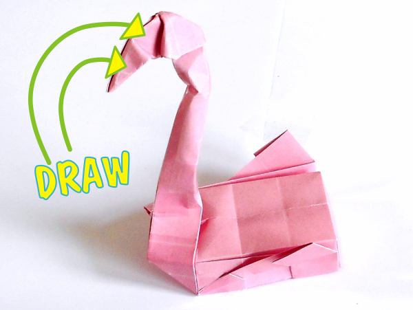 Make an Origami Flamingo Box