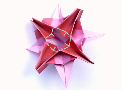 Make an Origami Flower Ball Tree