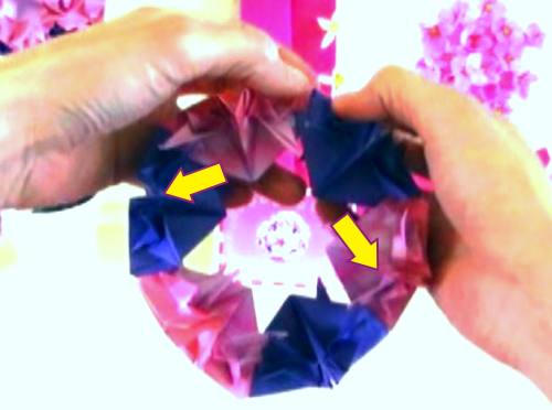 Make an Origami Flower Ball Tree