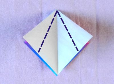 Origami flying spinning top instructions