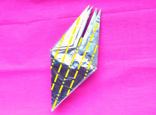 Fold an Origami fork