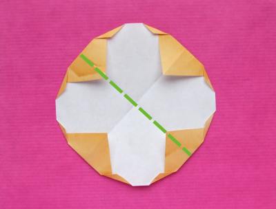 how to make an origami fortune cookie