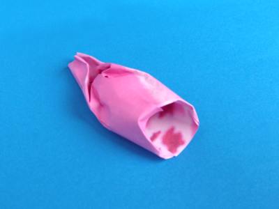 flower of an origami foxglove flower of an origami foxglove