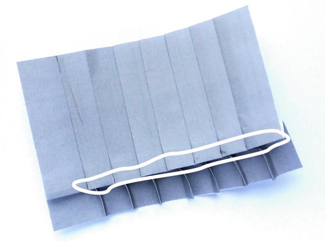 Make an Origami frill hem pencil skirt Make an Origami frill hem pencil skirt