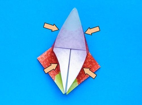 Make an Origami strawberry