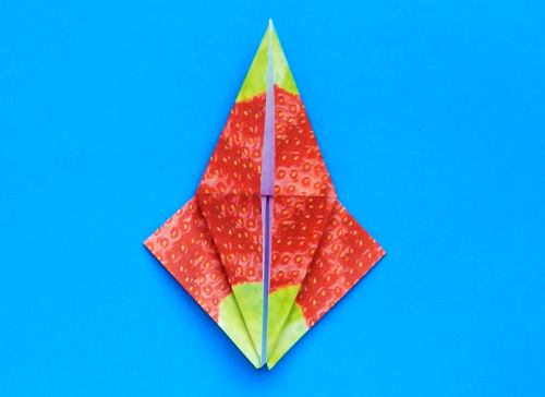 Make an Origami strawberry