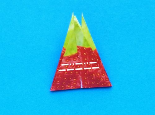 Make an Origami strawberry