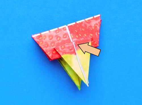 Make an Origami strawberry