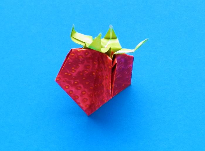 Origami strawberry