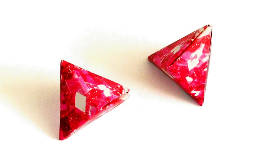 Origami gemstones